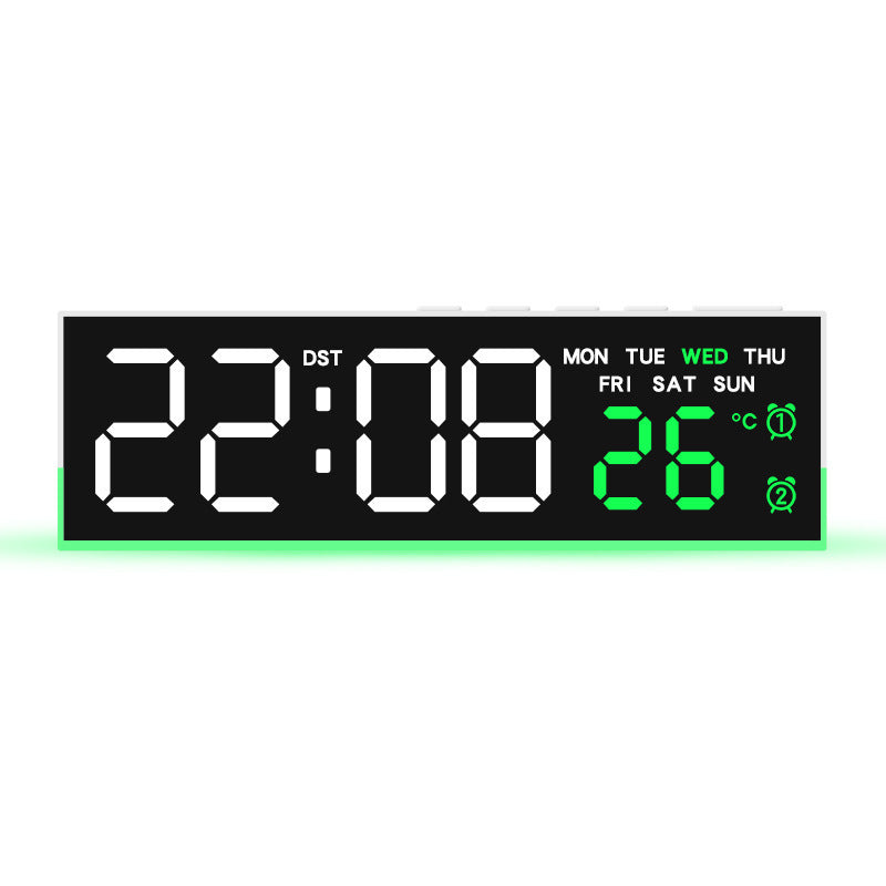 "Sleek LED Digital Clock – Stylish & Versatile"