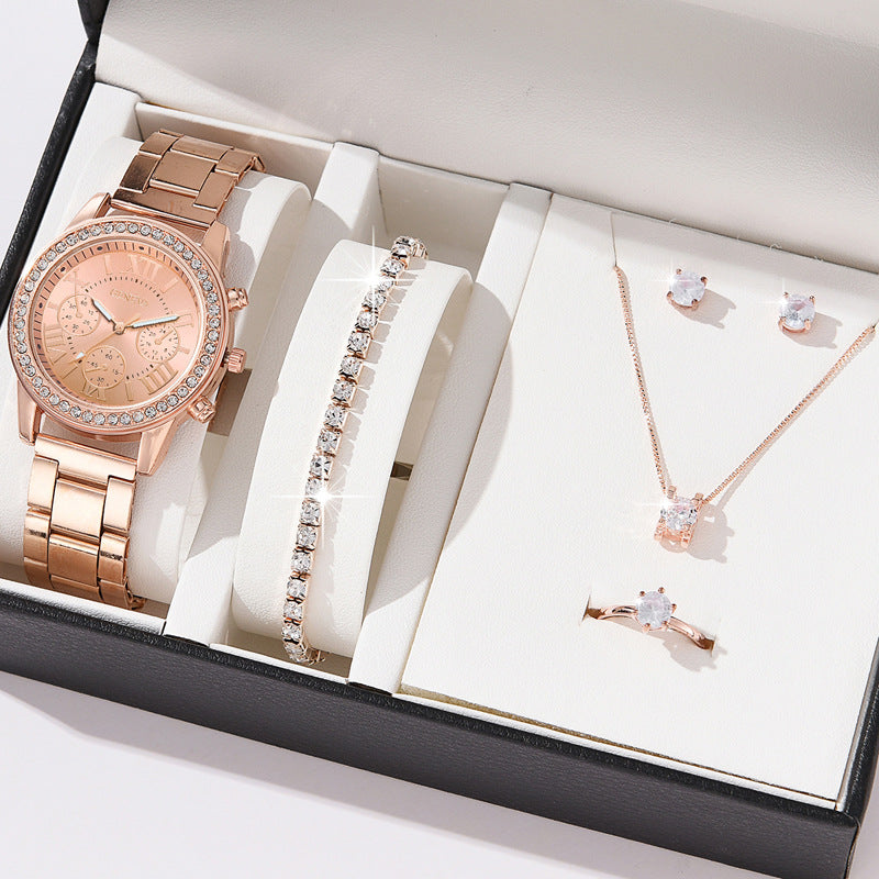 Women’s Diamond Three-Eye Watch