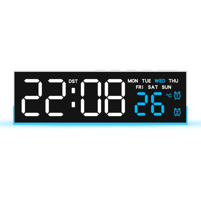 "Sleek LED Digital Clock – Stylish & Versatile"