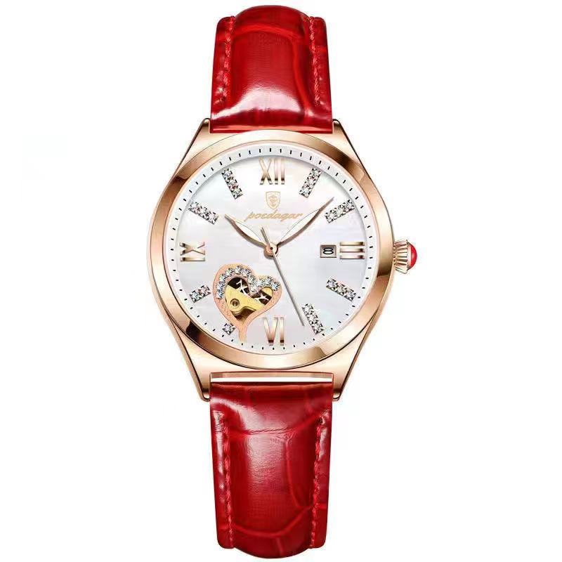 “Elegant Automatic Mechanical Watch for Female Students – Stylish & Reliable”