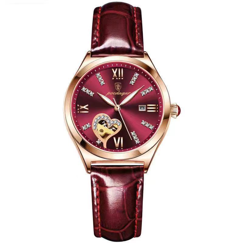 “Elegant Automatic Mechanical Watch for Female Students – Stylish & Reliable”