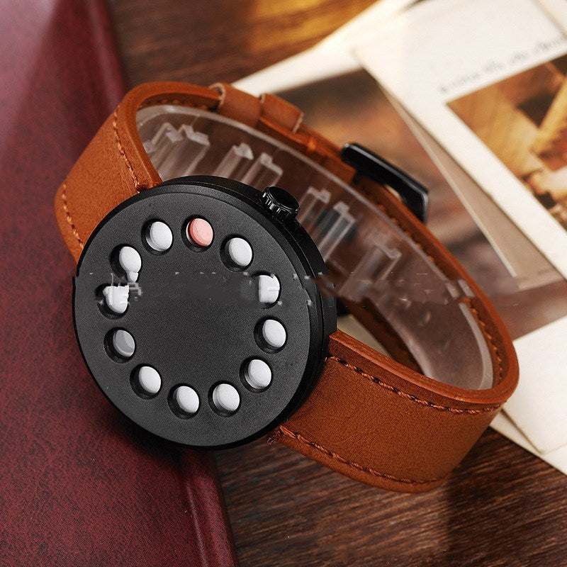 Hollow Double-Sided Quartz Watch"