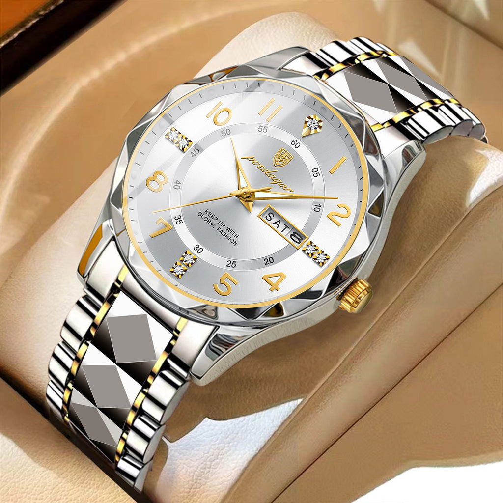 Imperial Glow Waterproof Business Quartz Timepiece