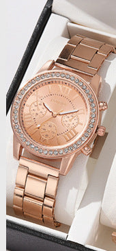 Women’s Diamond Three-Eye Watch