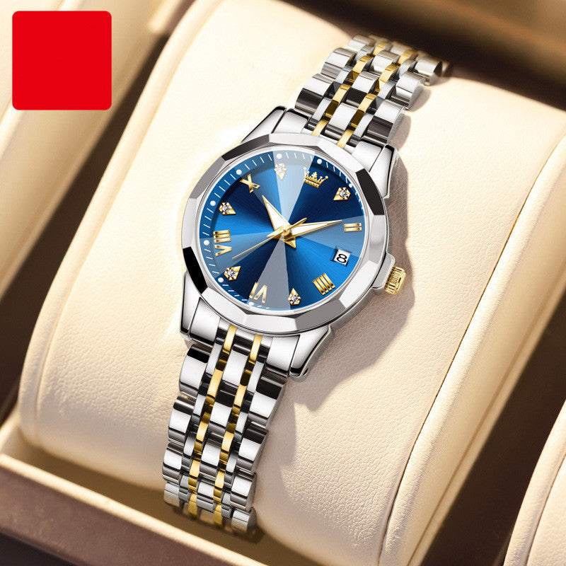 "Elegant Women's Waterproof Quartz Watch – Stylish & Durable"
