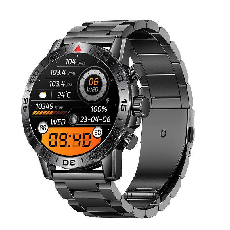 "Bluetooth Smartwatch – Calls, Music, Heart Rate & Multi-Sport"