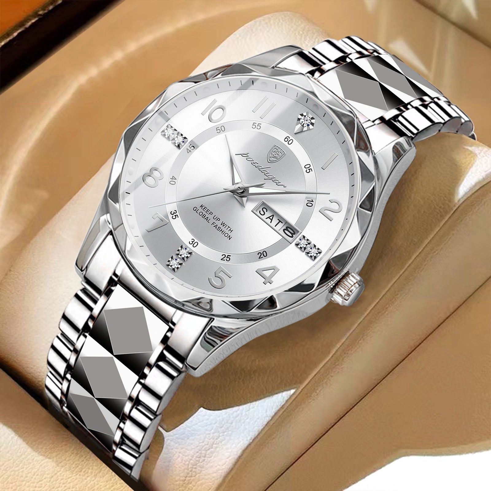 Imperial Glow Waterproof Business Quartz Timepiece