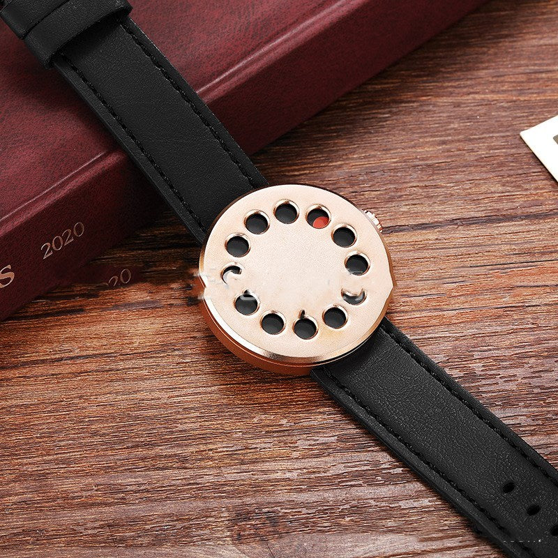 Hollow Double-Sided Quartz Watch"