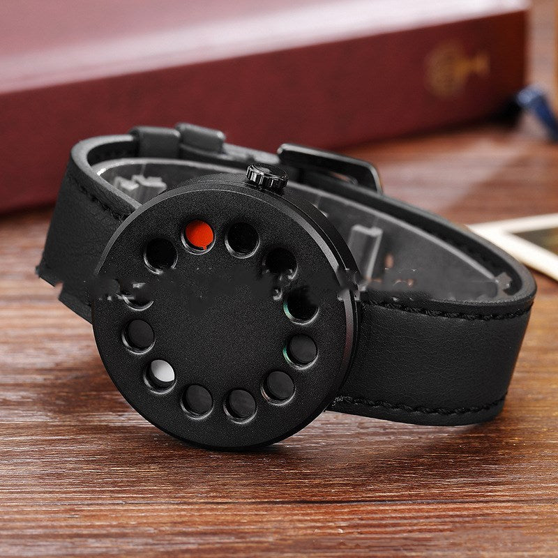 Hollow Double-Sided Quartz Watch"