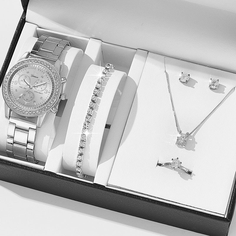 Women’s Diamond Three-Eye Watch