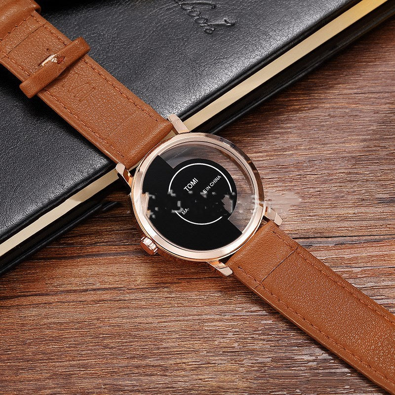 Hollow Double-Sided Quartz Watch"