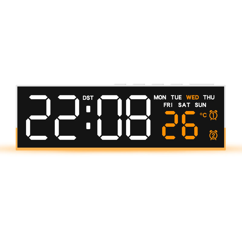 "Sleek LED Digital Clock – Stylish & Versatile"