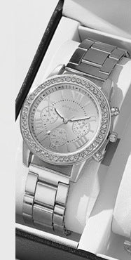 Women’s Diamond Three-Eye Watch