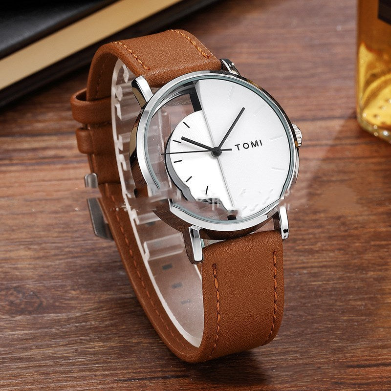 Hollow Double-Sided Quartz Watch"