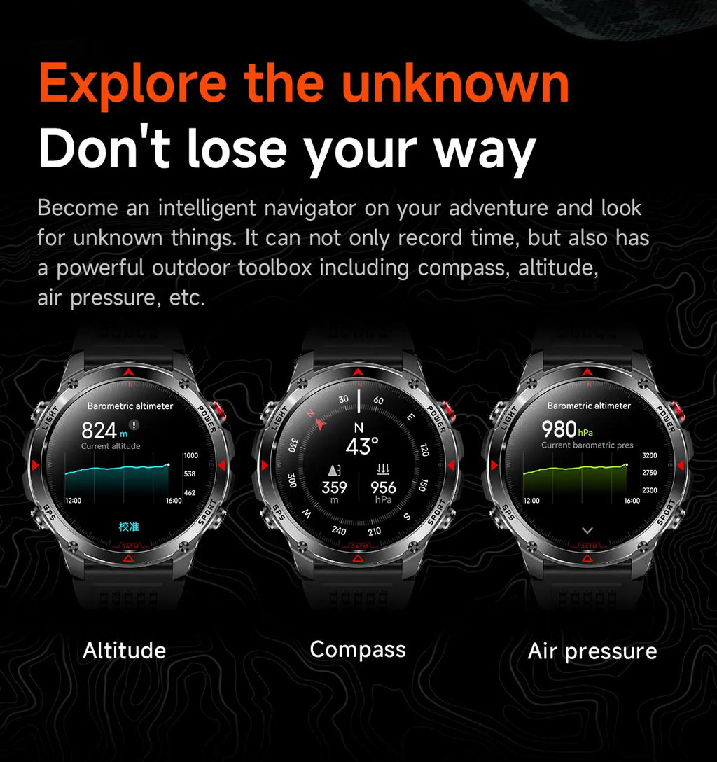 T-Rex 3 GPS Smart Watch for Men