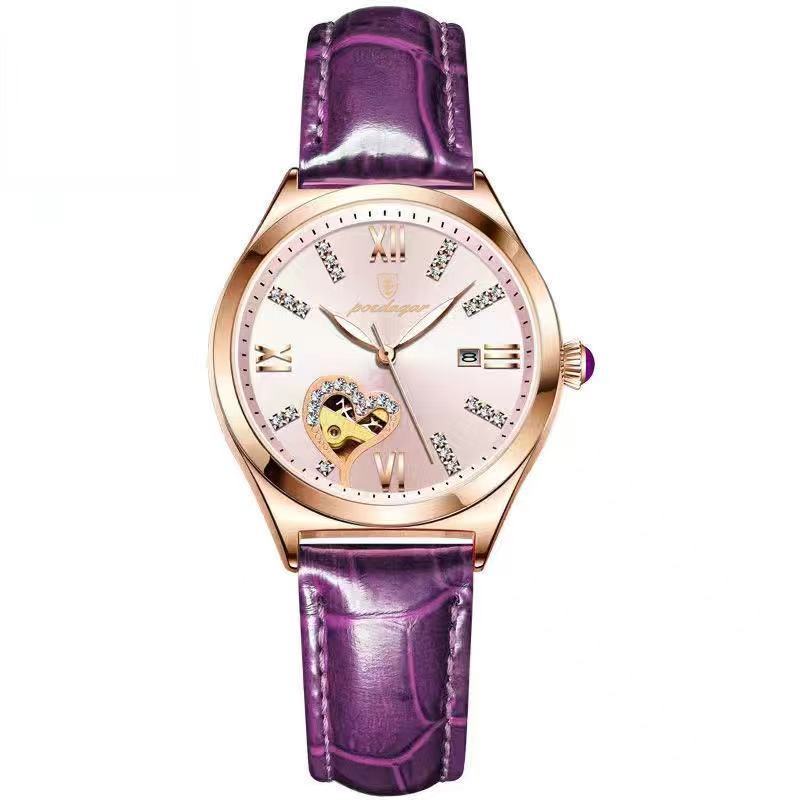 “Elegant Automatic Mechanical Watch for Female Students – Stylish & Reliable”