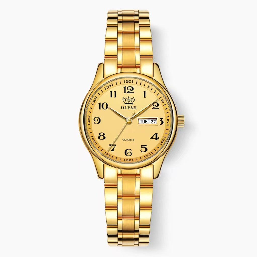 “Men’s Waterproof Digital Quartz Watch with Calendar