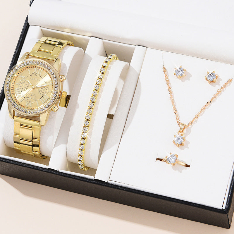 Women’s Diamond Three-Eye Watch