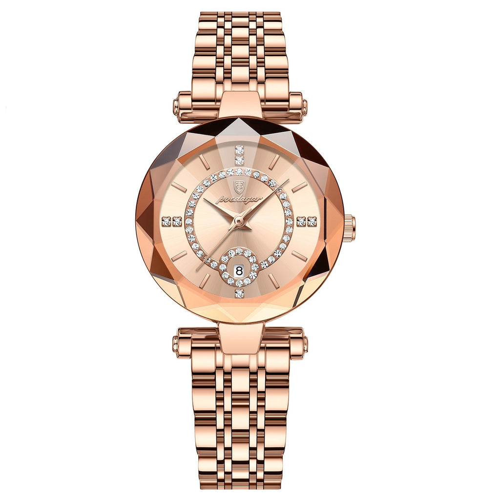 Ultra-Thin Women's Fashion Quartz Watch – Waterproof Alloy Design"
