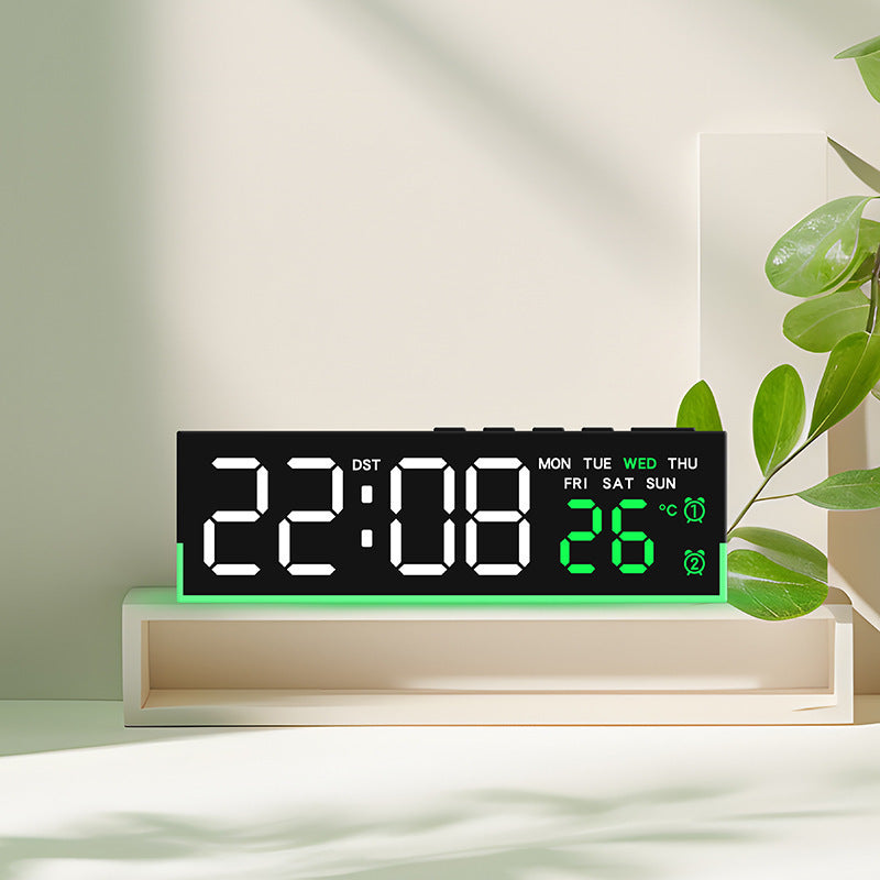 "Sleek LED Digital Clock – Stylish & Versatile"