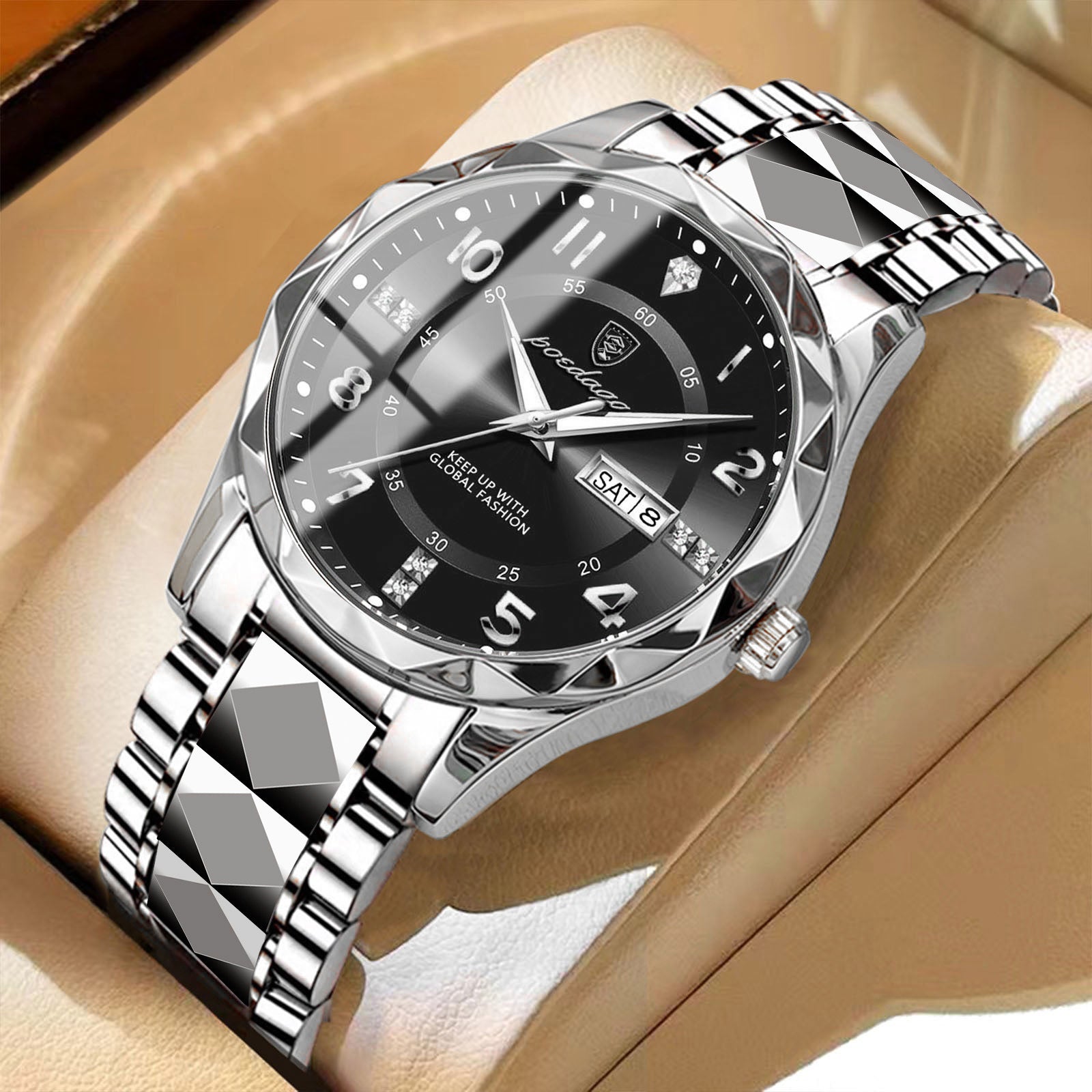 Imperial Glow Waterproof Business Quartz Timepiece