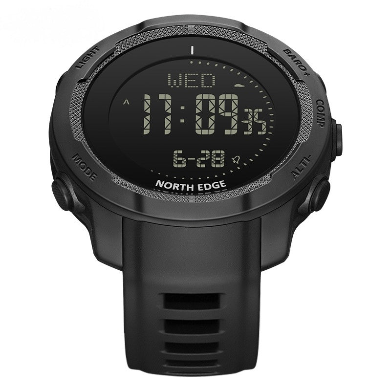 Rugged Carbon Fiber Watch for Hiking & Swimming”
