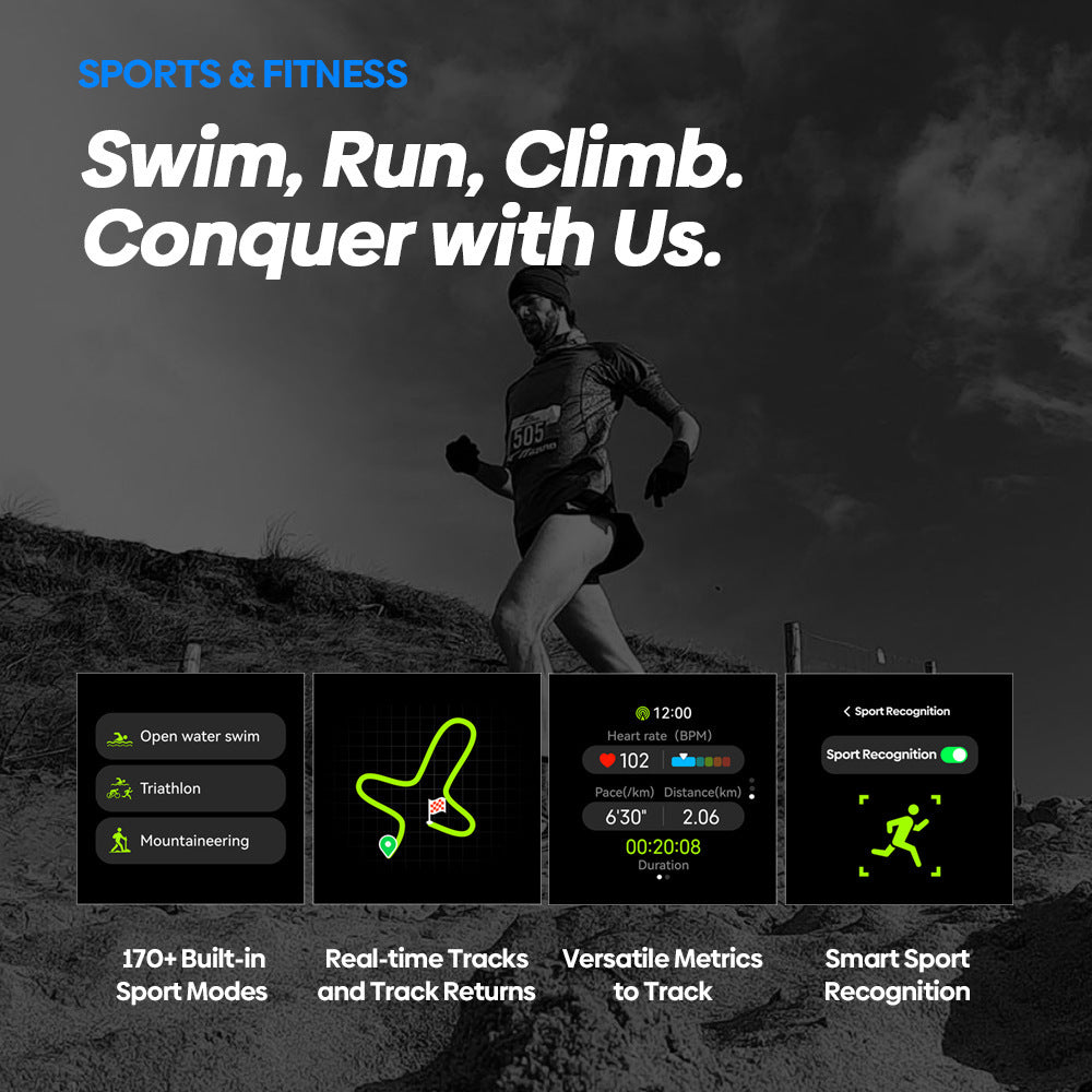 PS Smartwatch with Altimeter & Bluetooth Call”