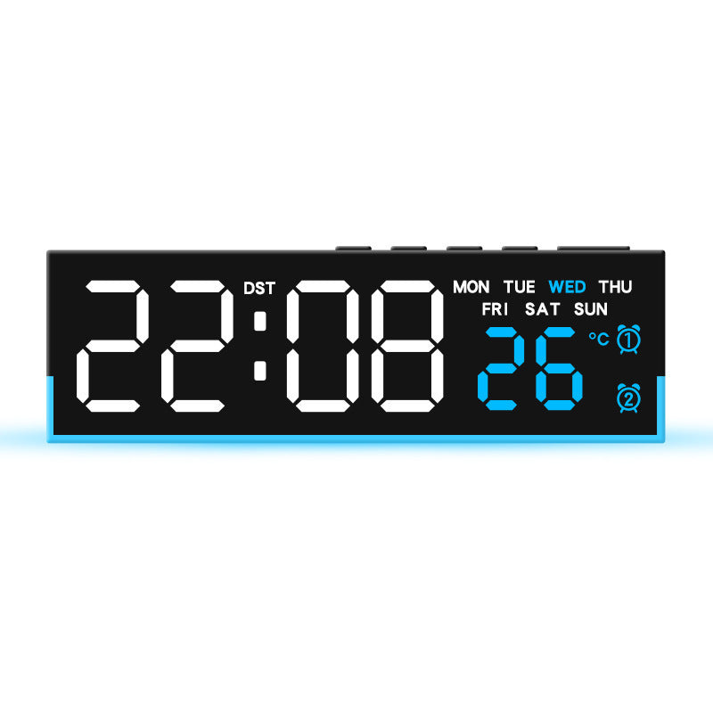 "Sleek LED Digital Clock – Stylish & Versatile"