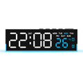 "Sleek LED Digital Clock – Stylish & Versatile"