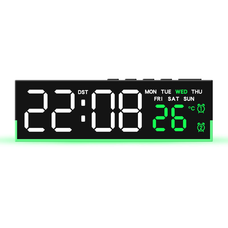 "Sleek LED Digital Clock – Stylish & Versatile"