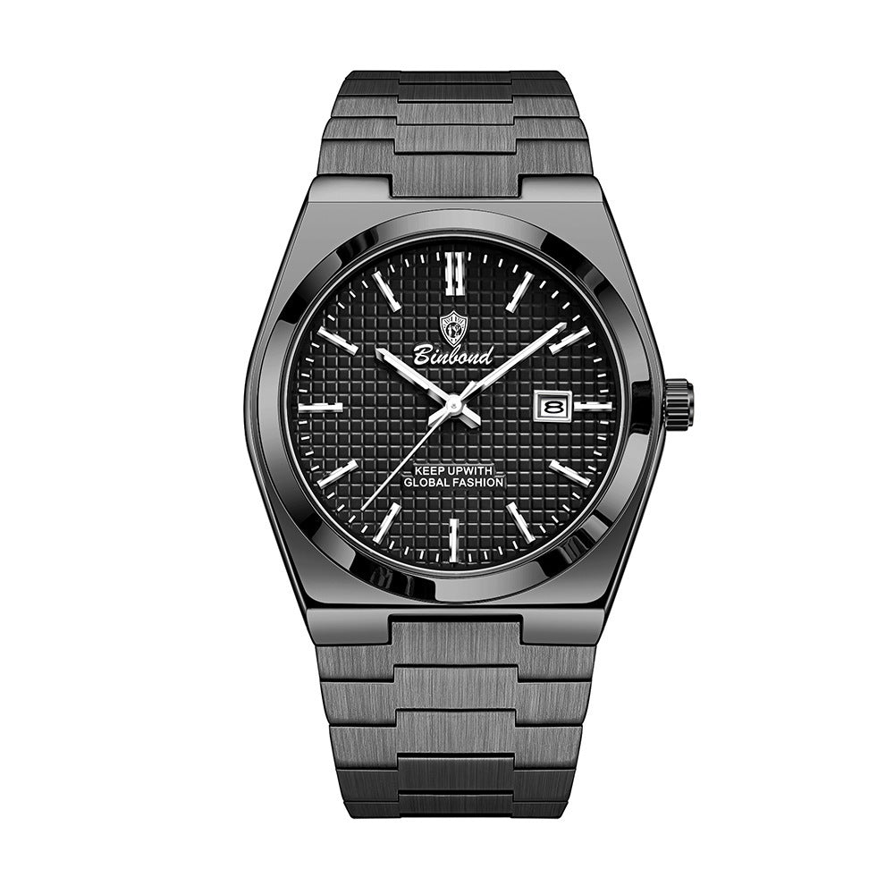 Modern Glow Stainless Steel Waterproof Men's Watch