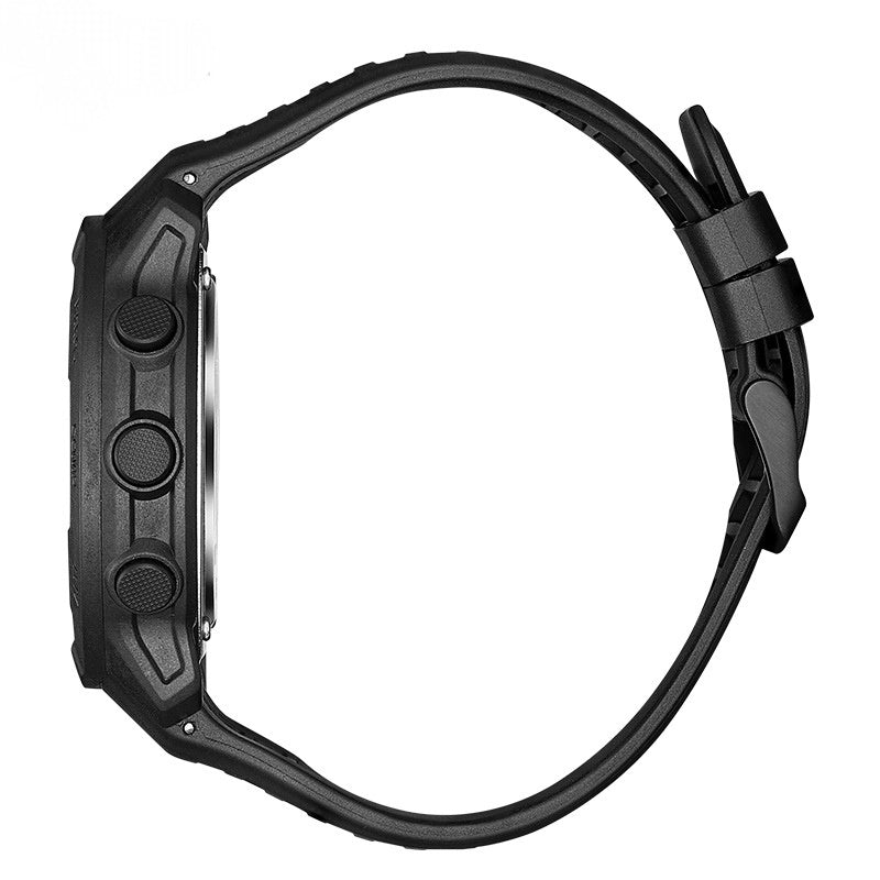 Rugged Carbon Fiber Watch for Hiking & Swimming”