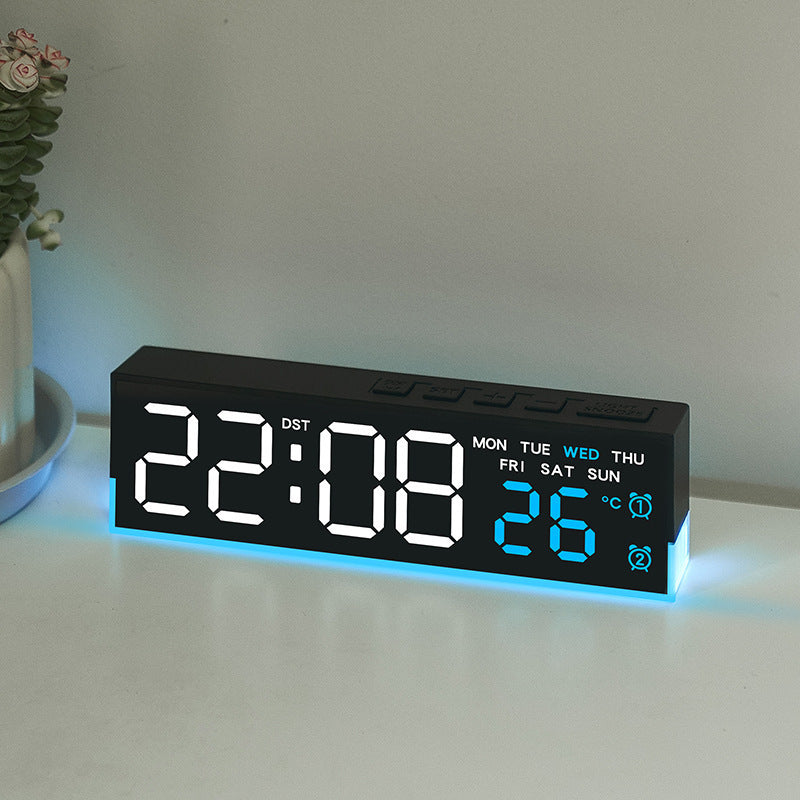"Sleek LED Digital Clock – Stylish & Versatile"