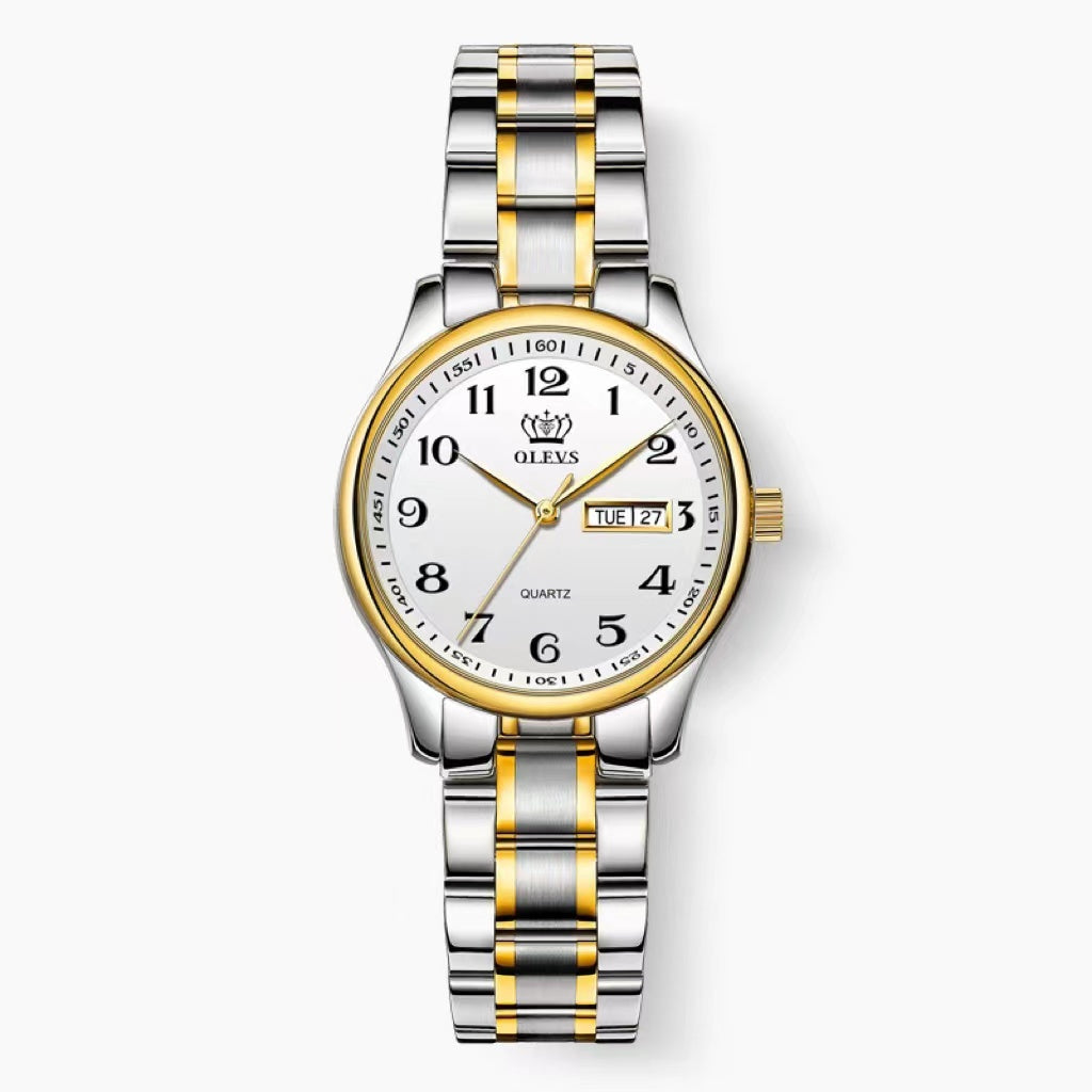 “Men’s Waterproof Digital Quartz Watch with Calendar