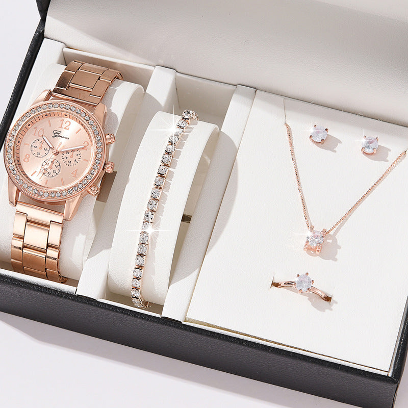 Women’s Diamond Three-Eye Watch