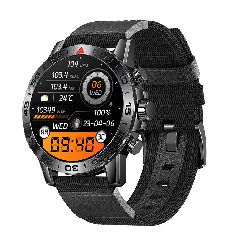 "Bluetooth Smartwatch – Calls, Music, Heart Rate & Multi-Sport"