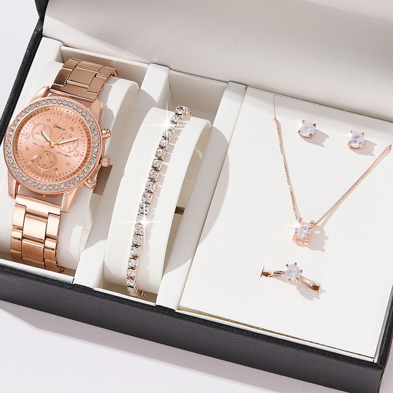 Women’s Diamond Three-Eye Watch