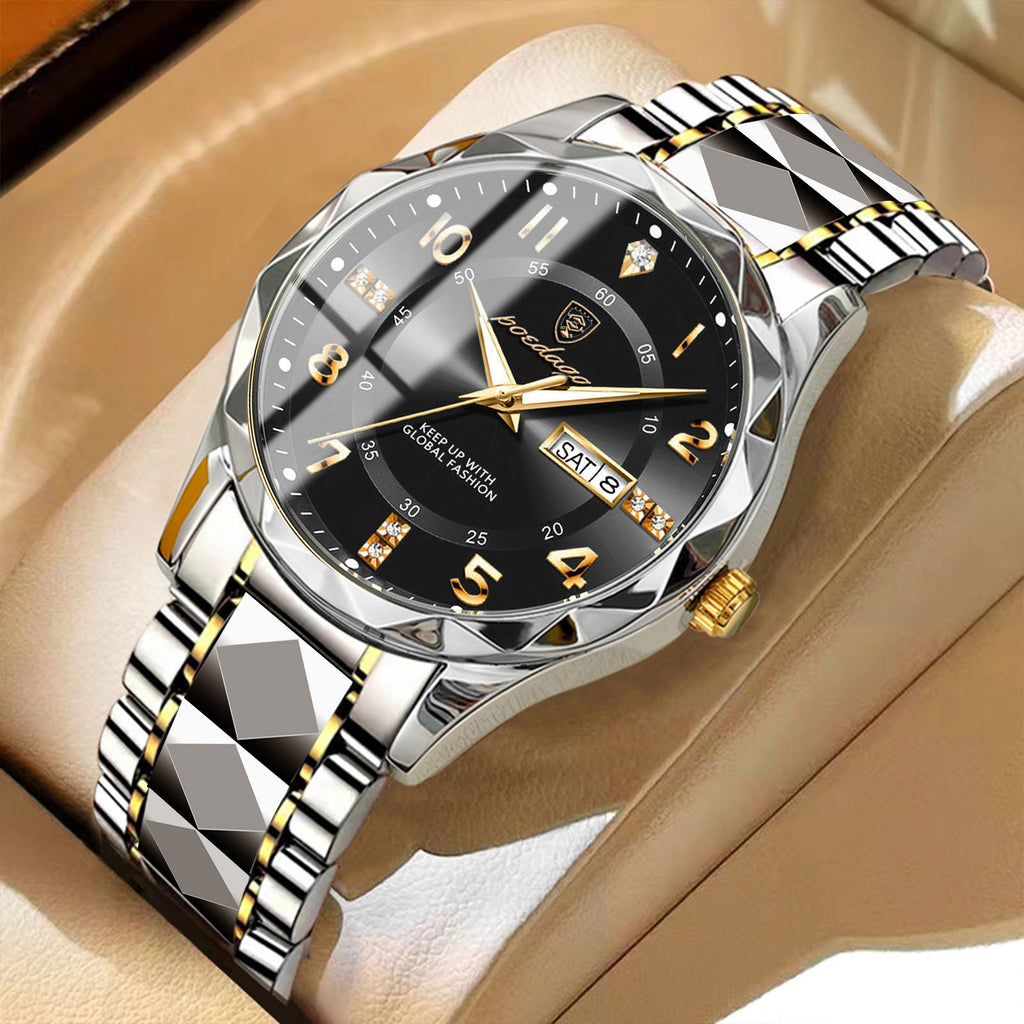 Imperial Glow Waterproof Business Quartz Timepiece