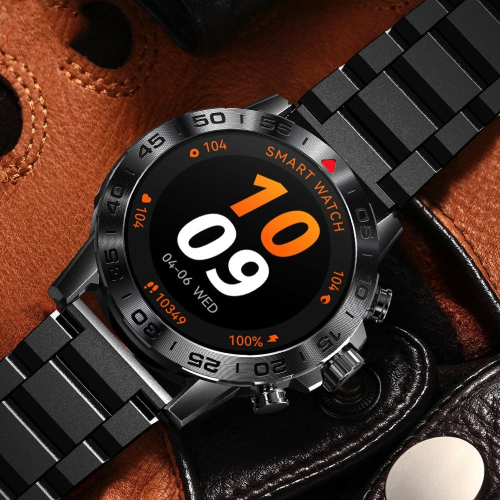 "Bluetooth Smartwatch – Calls, Music, Heart Rate & Multi-Sport"