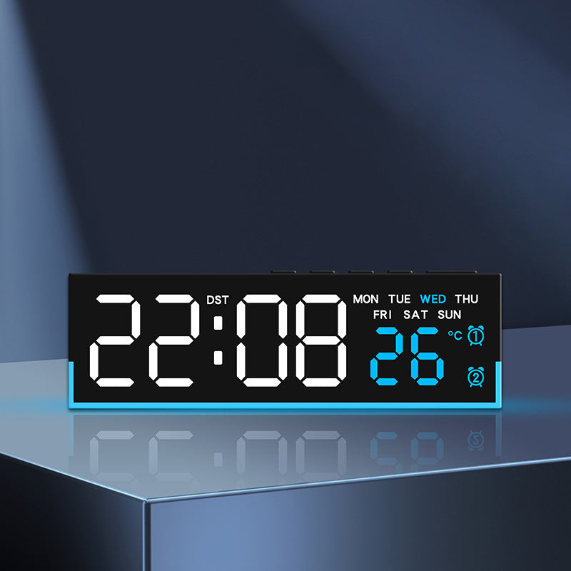 "Sleek LED Digital Clock – Stylish & Versatile"