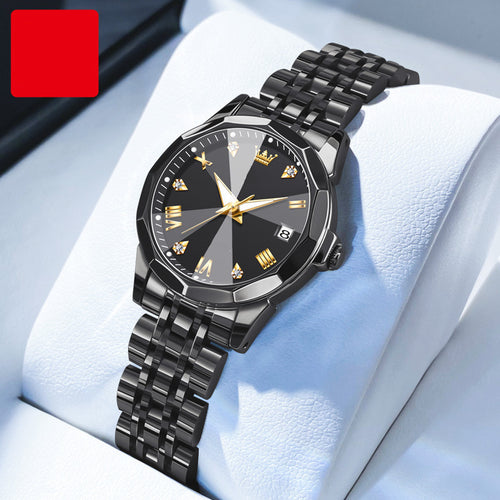 "Elegant Women's Waterproof Quartz Watch – Stylish & Durable"