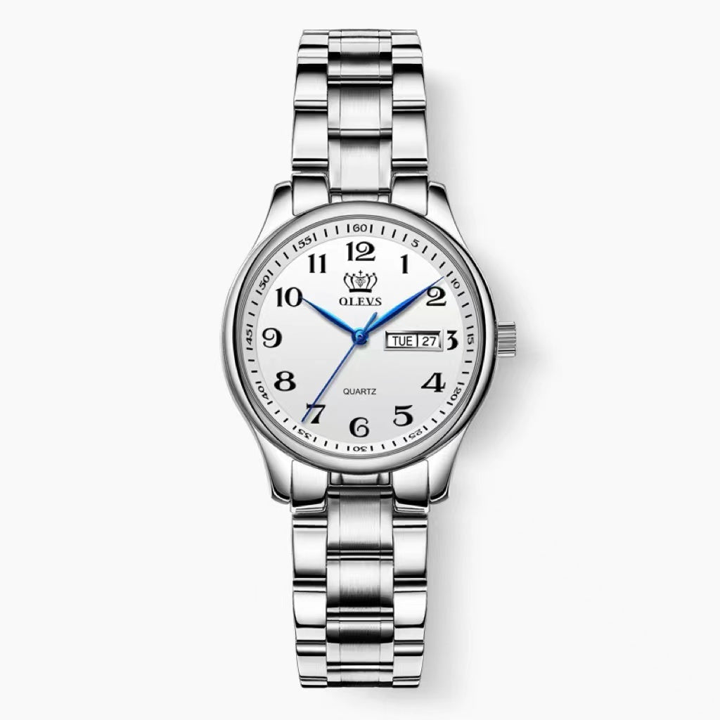 “Men’s Waterproof Digital Quartz Watch with Calendar